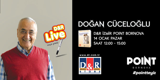 Cüceloğlu Point Bornova’da Okurlarıyla Buluşacak