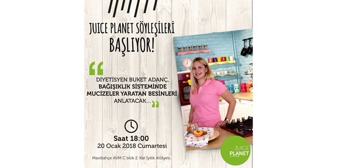JUİCE PLANET SÖYLEŞİLERİ BAŞLIYOR!