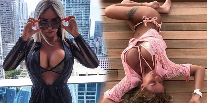 Seksi model pislik içinde yaşıyor