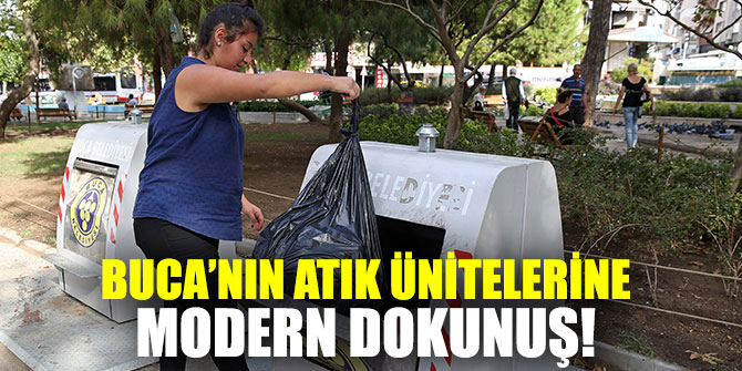 Buca Belediyesi'nden atık ünitelerine modern dokunuş