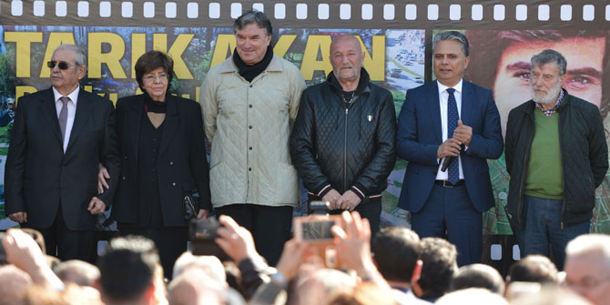 Tarık Akan Parkı açılışında Altın Portakal çağrısı