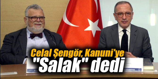 Celal Şengör, Kanuni'ye "Salak" dedi