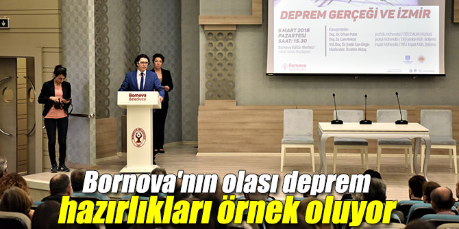 Bornova'nın olası deprem hazırlıkları örnek oluyor
