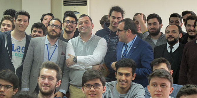 Egeli genç mühendisler sektör temsilcileriyle bir araya geldi