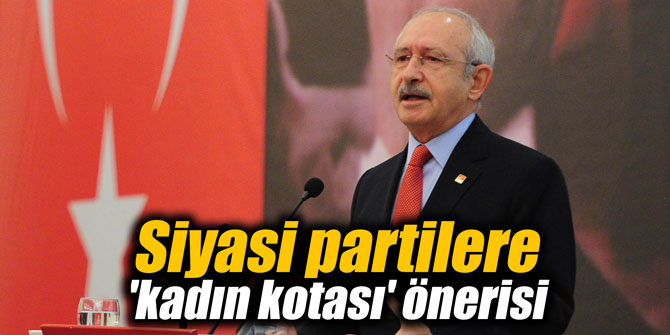 Siyasi partilere 'kadın kotası' önerisi