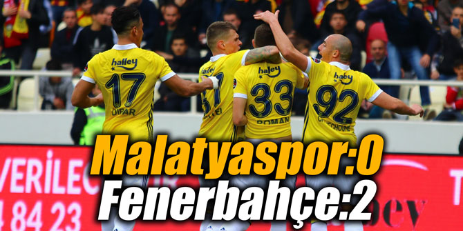 Malatyaspor:0 Fenerbahçe:2