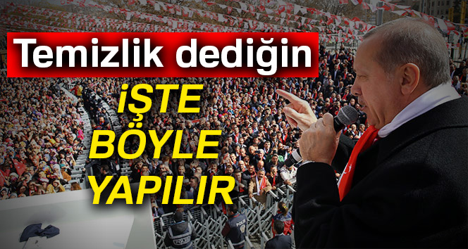 Temizlik dediğin işte böyle yapılır