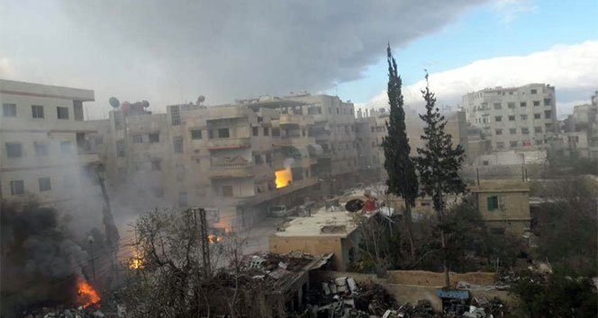 Doğu Guta’da sivillere saldırı: 37 ölü...