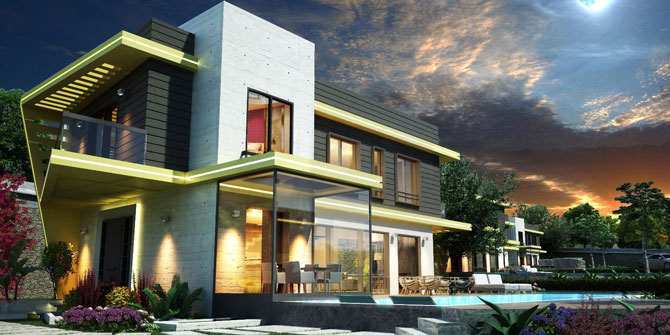 Urla'nın merkezinde yeşil mavi bir proje