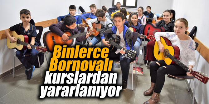 Binlerce Bornovalı kurslardan yararlanıyor