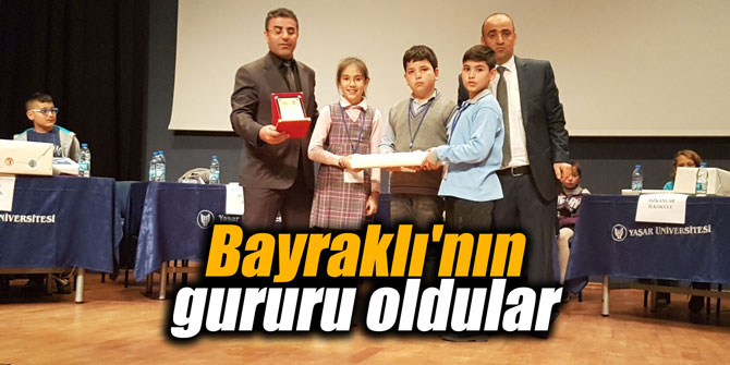 Bayraklı'nın gururu oldular