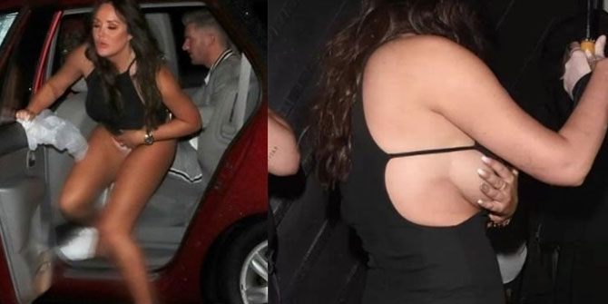 Seksi televizyon yıldızı frikik vermeden duramıyor...