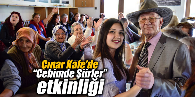 Çınar Kafe’de “Cebimde Şiirler” etkinliği