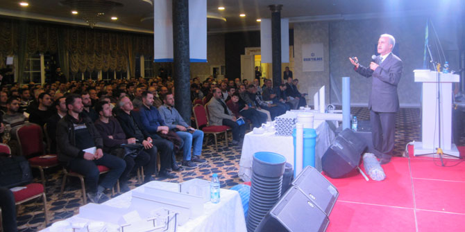 Tesisatçılar Semineri'nde Ege Yıldız rüzgarı esti