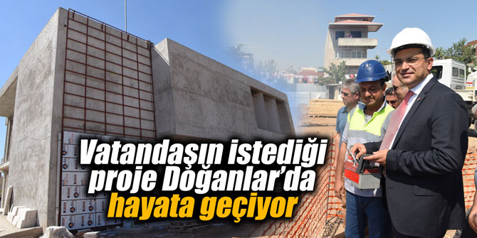 Vatandaşın istediği proje Doğanlar’da hayata geçiyor