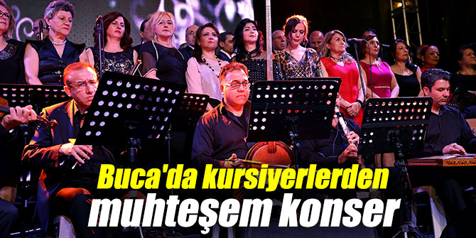 Buca'da kursiyerlerden muhteşem konser