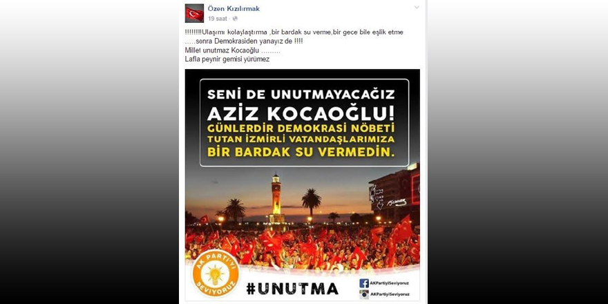 AK Partili Kızılırmak'tan Kocaoğlu'na ilginç tepki