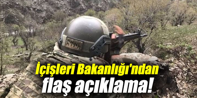 İçişleri Bakanlığı'ndan flaş açıklama!