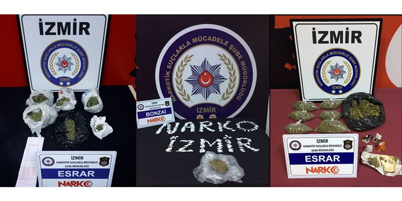İzmir'de uyuşturucu baskınları: 6 şahıs tutuklandı