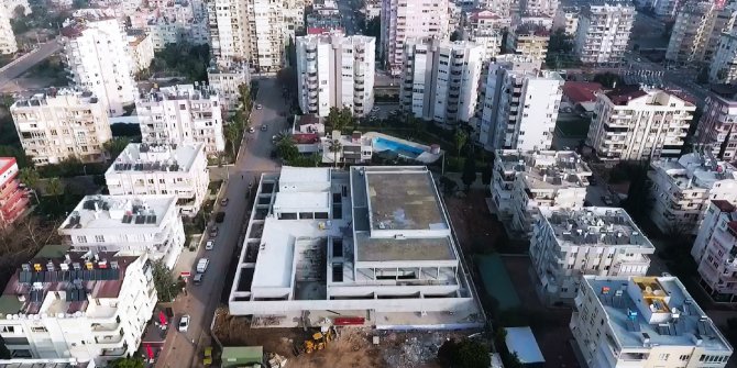 Muratpaşa'da inşaat aralıksız devam ediyor