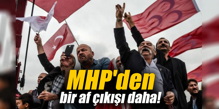 MHP'den bir af çıkışı daha!