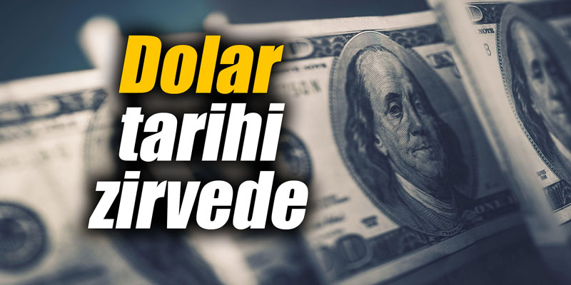 Dolar tarihi zirvede