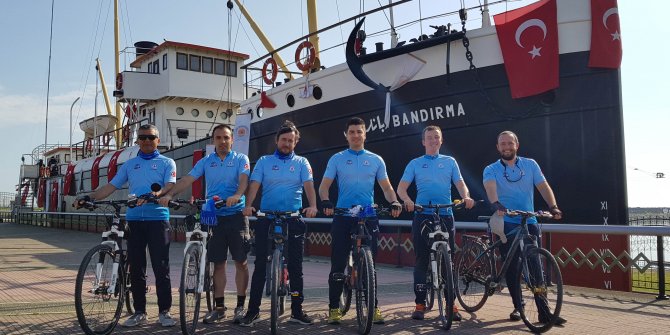 Muratpaşa'nın bisikletçileri Samsun’da