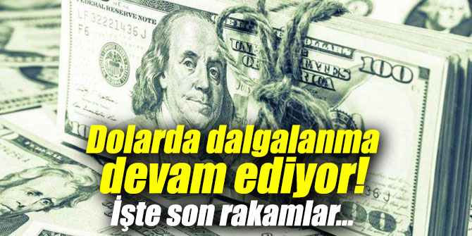 Dolarda dalgalanma devam ediyor! İşte son rakamlar...