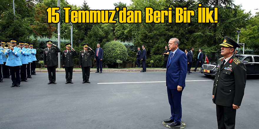 Erdoğan 15 Temmuz'dan Beri İlk Defa Oraya Gitti