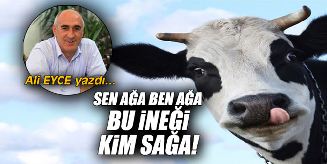 SEN AĞA BEN AĞA BU İNEĞİ KİM SAĞA!