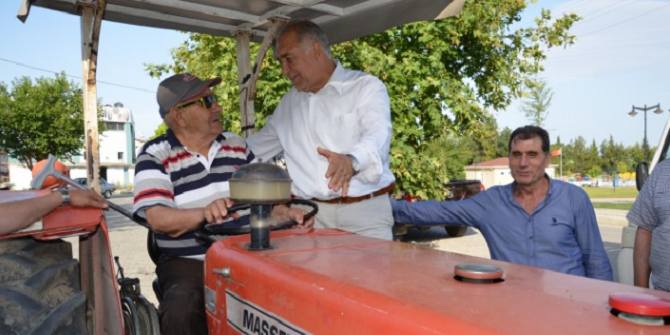 DOĞAN MENDERES’TE TARIMI KONUŞTU
