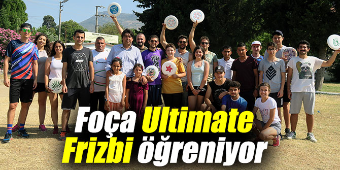 Foça Ultimate Frizbi öğreniyor