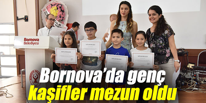 Bornova’da genç kaşifler mezun oldu