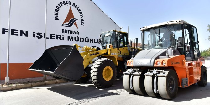 Muratpaşa’da yeni iş makineleri