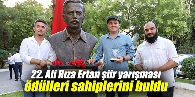 Buca'da 22. Ali Rıza Ertan şiir yarışması ödülleri sahiplerini buldu