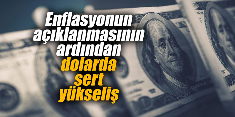 Enflasyonun açıklanmasının ardından dolarda sert yükseliş