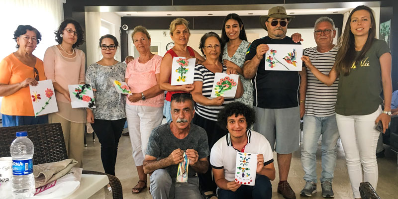 Yaşlı Evi’nde quilling zamanı