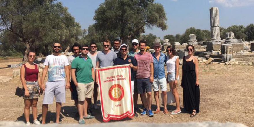 Rotaractörler’den Teos Antik Kenti’ne Kültürel Gezi