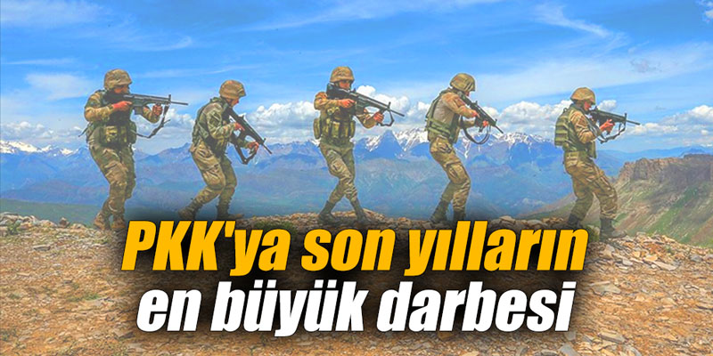 PKK'ya son yılların en büyük darbesi
