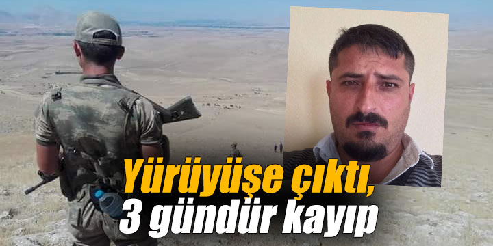 Yürüyüşe çıktı, 3 gündür kayıp