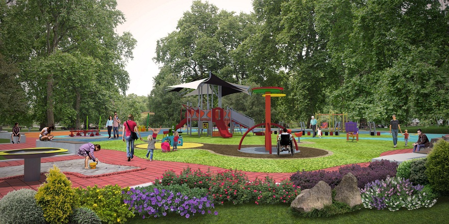 Büyük Park’ta çalışmalar sona yaklaştı