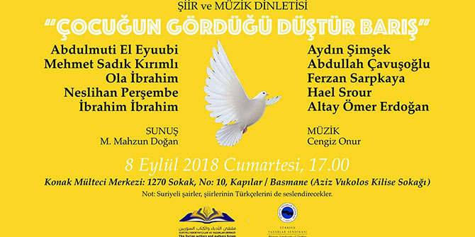 “Çocuğun gördüğü düştür barış”