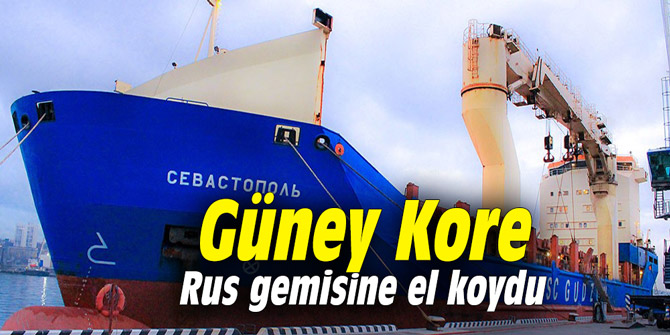 Güney Kore, Rus gemisine el koydu