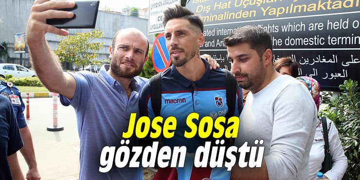 Jose Sosa gözden düştü