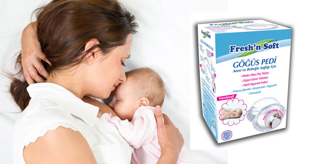 Fresh’n Soft Göğüs Pedi ile sızıntı yok, sıkıntı yok