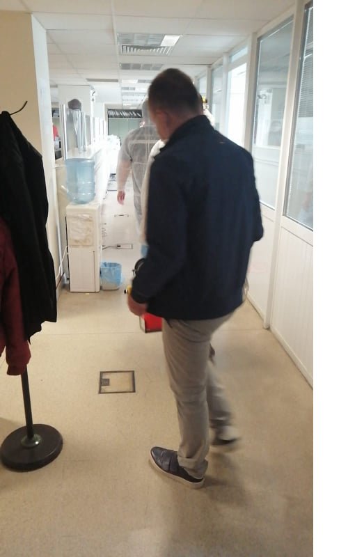 İZSU Genel Müdürlüğü binasında korona virüsü paniği!