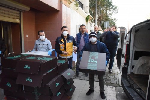 İZTO'dan sağlık çalışanlarına   'Tatlı Bir Mola'