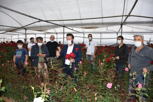 Üreticiye destek sözü verdi!