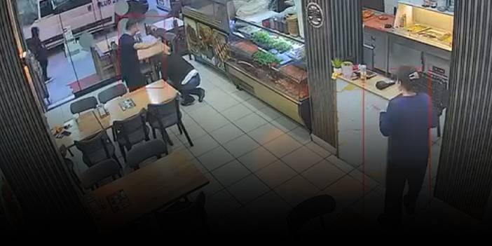 Heimlich manevrası hayat kurtardı! O anlar kamerada...
