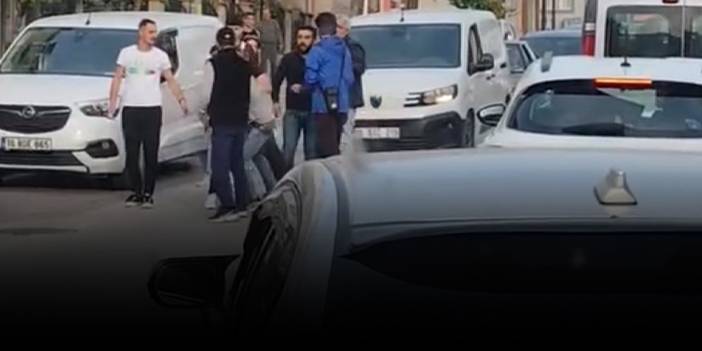 Trafikte döner bıçağıyla saldırdı!
